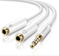 UGREEN MINI JACK SPLITTER - SLÚCHADLÁ + MIKROFÓN UGREEN MINI JACK SPLITTER - SLÚCHADLÁ + MIKROFÓN