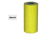 Farebná páska, visačky na etiketovačku 22x12 zelená