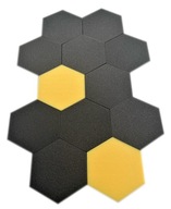 Hexagon Acoustic zvukotesná pena 12ks