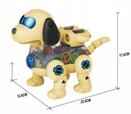 Robotický pes na batérie chodí, vrtí chvostom, hudba Robotický pes na batérie chodí, vrtí chvostom, hudba