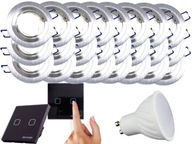 Sada halogénových LED svetiel 24x + spínač žiaroviek Sada halogénových LED svetiel 24x + spínač žiaroviek