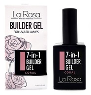 La Rosa Nail Gel Builder Foundation 7v1 Coral UV/LED 15 ml La Rosa Nail Gel Builder Foundation 7v1 Coral UV/LED 15 ml