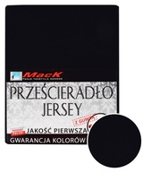 JERSEY LIST S ELASTIKOU 120X200 čierna JERSEY LIST S ELASTIKOU 120X200 čierna