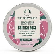 THE BODY SHOP BRITISH ROSE BODY BUTTER ružové maslo