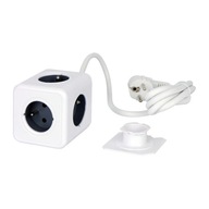 Splitter Extension Power Cube 5 zásuviek 230V s káblom 1,5 m Splitter Extension Power Cube 5 zásuviek 230V s káblom 1,5 m