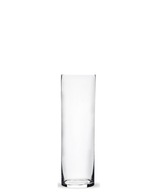 Sklenený tubusový valec na vázu 30 x 10 cm