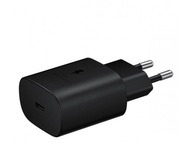 Čierna nástenná nabíjačka SAMSUNG USB C 25W