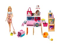 Barbie Shop-salón pre domáce zvieratá 25 prvkov