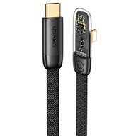 USAMS Uhlový kábel USB-C na Lightning PD 20W rýchlonabíjací kábel Iceflake 2m USAMS Uhlový kábel USB-C na Lightning PD 20W rýchlonabíjací kábel Iceflake 2m