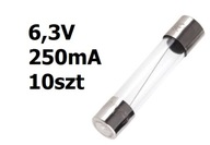 Axiálna žiarovka 6,3V DC 0,25A 31mm 10ks