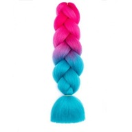 Syntetické vlasy 120 cm hrubé ombre Syntetické vlasy 120 cm hrubé ombre