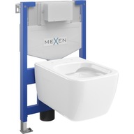 WC set Mexen rám s misou Margo biela
