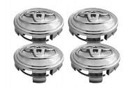 4x KRYT KRYT KLOBÚK TOYOTA 62 mm CHROM 4x KRYT KRYT KLOBÚK TOYOTA 62 mm CHROM