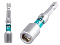Magnetická rázová objímka 10mm 65mm 1/4 Makita Magnetická rázová objímka 10mm 65mm 1/4 Makita