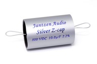 Kondenzátor Jantzen Silver Z-cap 10,00uF 800VDC - Kondenzátor Jantzen Silver Z-cap 10,00uF 800VDC -