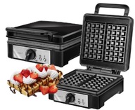 MPM VÝKONNÝ Vaflovač 1400W 2 vafle TERMOSTAT VYSOKÝ VÝKON 1400W MPM VÝKONNÝ Vaflovač 1400W 2 vafle TERMOSTAT VYSOKÝ VÝKON 1400W