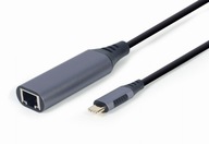 Gembird adaptér USB C samec na LAN (RJ45) samica