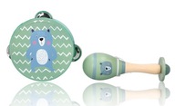 MARACAS TAMbourine SÚPRAVA NÁSTROJOV PRE Bábätko MARACAS TAMbourine SÚPRAVA NÁSTROJOV PRE Bábätko