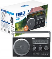 NOVEEN PR750 prenosné rádio USB SD batérie sieť