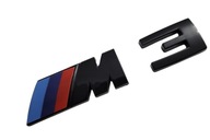 Odznak M-Power 3 lesklý čierny pre BMW