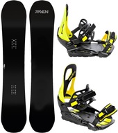 Snowboard RAVEN Pure Black 159cm široký + viazanie