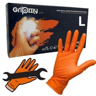 Záhradné rukavice NITRILE GRIPZZLY ORANGE GRIP oranžové L 50 ks. Záhradné rukavice NITRILE GRIPZZLY ORANGE GRIP oranžové L 50 ks.