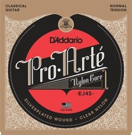 Normálne klasické struny D'Addario EJ45 Normálne klasické struny D'Addario EJ45