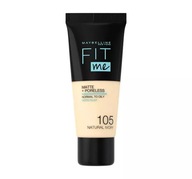 MAYBELLINE FIT ME NATURAL MATTIFYING FOUNDATION 105 MAYBELLINE FIT ME NATURAL MATTIFYING FOUNDATION 105