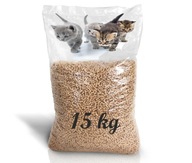 Pelety Pine Gravel pre mačacie ošípané 15 kg ošípaných Pelety Pine Gravel pre mačacie ošípané 15 kg ošípaných