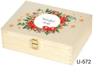 Vianočná krabička na čaj h6 graphics U572