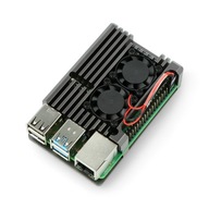 puzdro justPi pre Raspberry Pi 4B - hliník puzdro justPi pre Raspberry Pi 4B - hliník