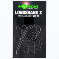 Háčiky na kapry Micro Barbed Korda Longshank X Micro Barbed veľkosť 8 Háčiky na kapry Micro Barbed Korda Longshank X Micro Barbed veľkosť 8