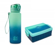 XL sada obedového boxu CoolPack Lagoon + fľaša na vodu
