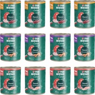 Pán Paštéta Mäso s bylinkami pre psa Mix bez rýb 12x 800g Pán Paštéta Mäso s bylinkami pre psa Mix bez rýb 12x 800g