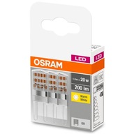 3x G9 LED žiarovka CAPSULE 1,9W = 20W 2700K OSRAM