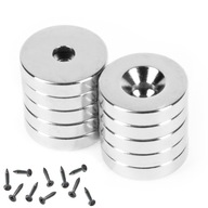 NEODYMOVÝ MAGNET NA SKRUTKU 14x3 mm SILNÝ - 10 KS NEODYMOVÝ MAGNET NA SKRUTKU 14x3 mm SILNÝ - 10 KS