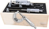 Sada vonkajších mikrometrov 0-100 mm FORTIS Sada vonkajších mikrometrov 0-100 mm FORTIS