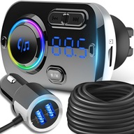 BLUETOOTH VYSIELAČ 5 EDR MP3 NABÍJAČKA QC 2XUSB BLUETOOTH VYSIELAČ 5 EDR MP3 NABÍJAČKA QC 2XUSB
