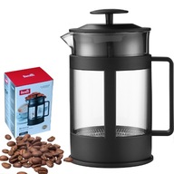 Piestový lúhovač 1000 ml na kávu, čaj, bylinky so sitkom, BOROSILIKÁTOVÉ sklo Piestový lúhovač 1000 ml na kávu, čaj, bylinky so sitkom, BOROSILIKÁTOVÉ sklo