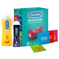 Durex kondómy 40 Surprise Me 2 x Gélová sada