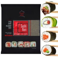 Morské riasy Nori na sushi, listy morských rias, 50 ks.