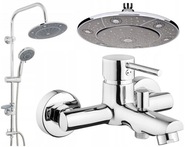 Dažďová sprcha 25 cm + vaňová batéria CUBIC Dažďová sprcha 25 cm + vaňová batéria CUBIC