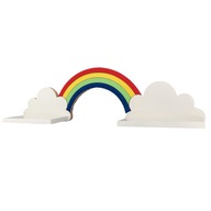 Sada políc Cloud s dúhovou súpravou police cloud a rainbow do detskej izby