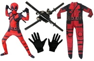 OUTFITY DEADPOOL KOSTUM +2 MEČE 122/128 OUTFITY DEADPOOL KOSTUM +2 MEČE 122/128