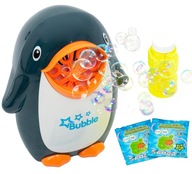 PENGUIN na bubliny Stroj na mydlové bubliny + TEKUTINY PENGUIN na bubliny Stroj na mydlové bubliny + TEKUTINY