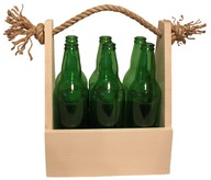 Drevená prepravná krabica na pivo a nápoje