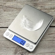 Elektronická presná LCD kuchynská váha 2000 g 2 kg 0,1 g s miskou x 2 digitálna