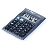Donau Tech Calculator | vrecko | 8 miest | čierna | 85x56x9 Donau Tech Calculator | vrecko | 8 miest | čierna | 85x56x9