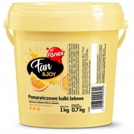 FANEX Bubble Tea Orange Gélové guličky 1 kg