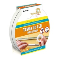 Montážna páska pre LED Technicqll obojstranná 9 mm Montážna páska pre LED Technicqll obojstranná 9 mm
